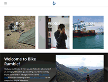 Tablet Screenshot of bikeramble.com